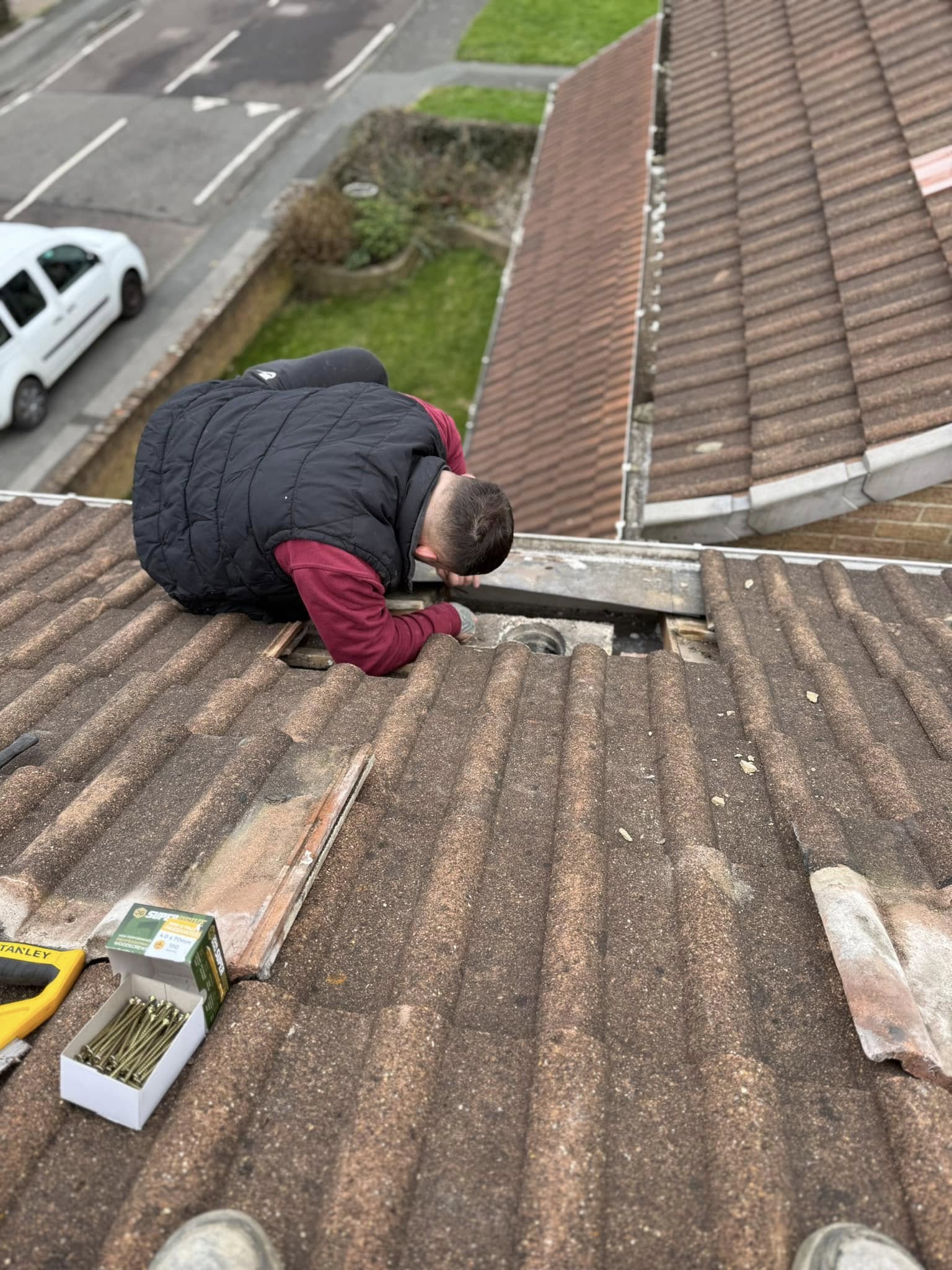 Guttering and fascia installation